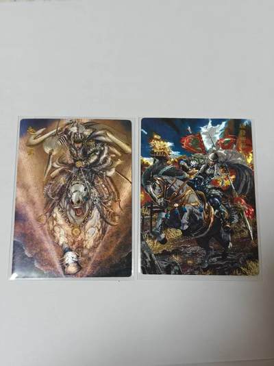 满200包邮！！龙虎卡牌-七二场（满200元包邮，无佣金，每周六结拍，欢迎送拍） - 粗闪2张 赵云&马超