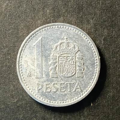 逸泉钱币2026A世界散币纸币纪念币专场A第一场 - 202 西班牙硬币1比塞塔