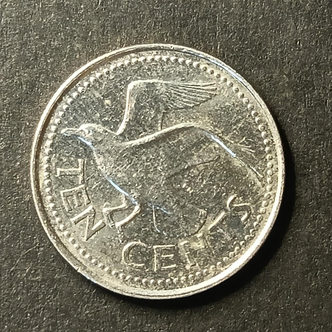 逸泉钱币2026A世界散币纸币纪念币专场A第一场 107 巴巴多斯1分硬币