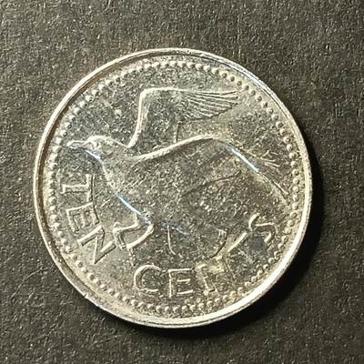 逸泉钱币2026A世界散币纸币纪念币专场A第一场 - 107 巴巴多斯1分硬币