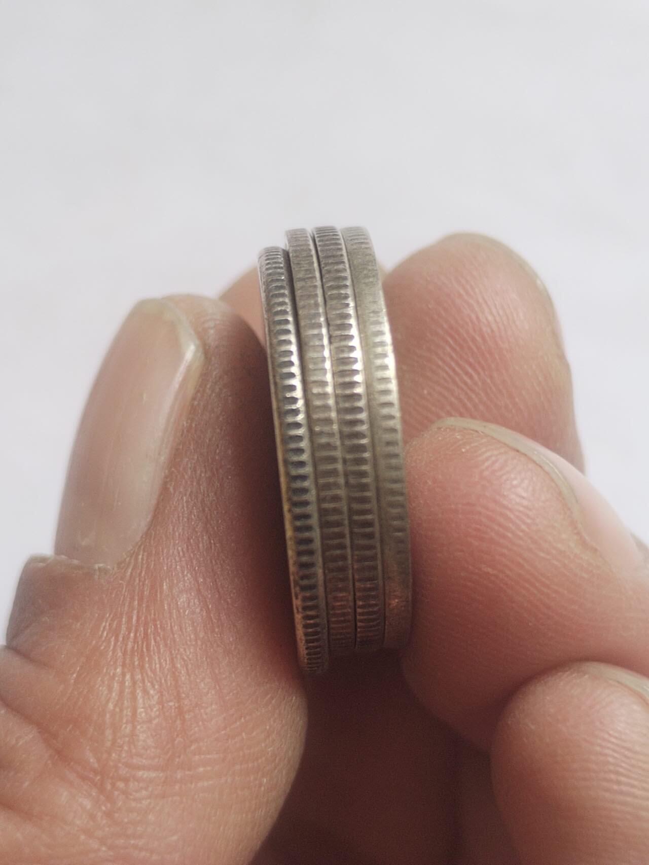 硬币 纪念币 评级币 硬币四枚 五彩光。