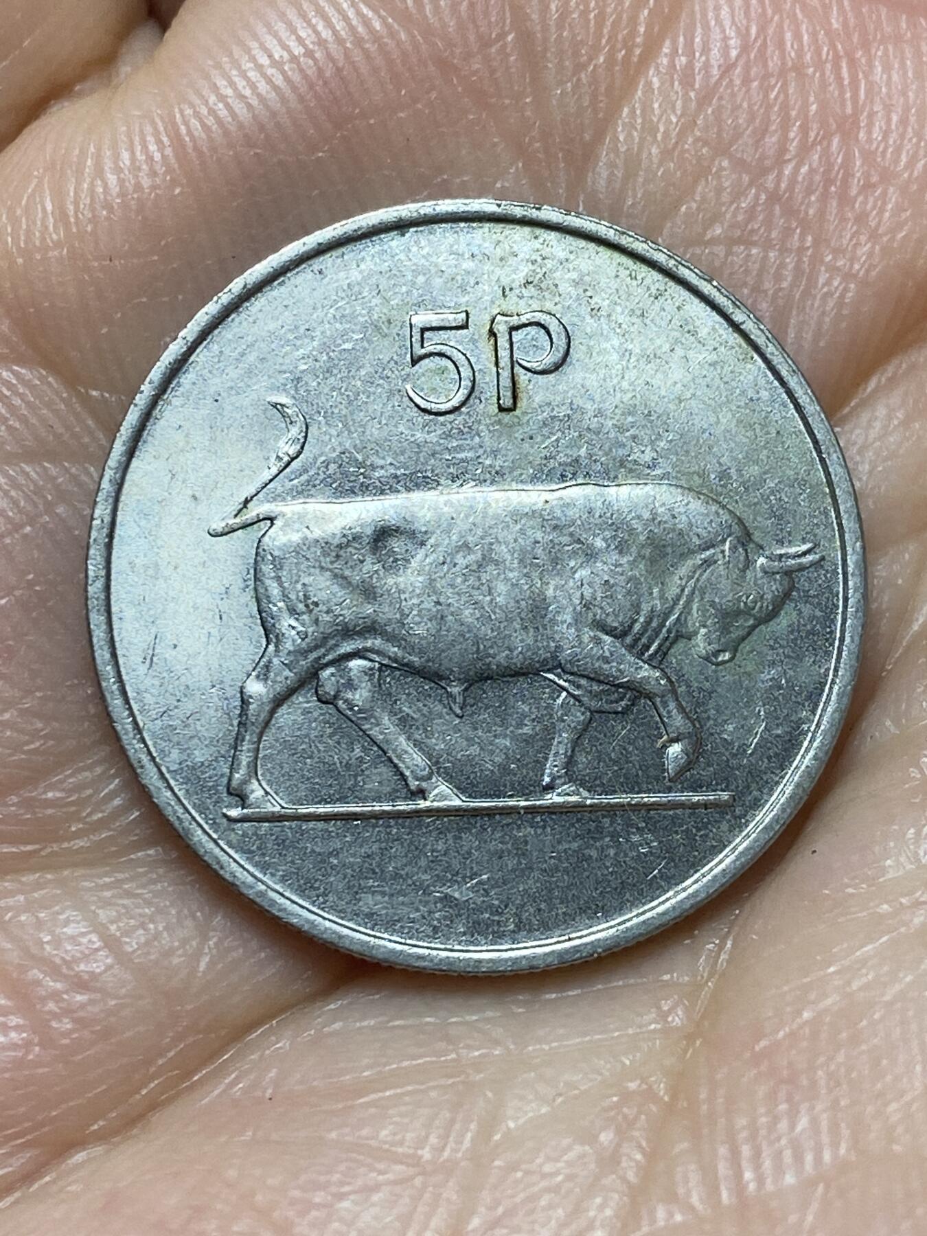 2026年第七场(总第一百七十六场）外国好品散币场(免佣金) 爱尔兰🇮🇪1970年5便士(共和国时期第二套第一版)