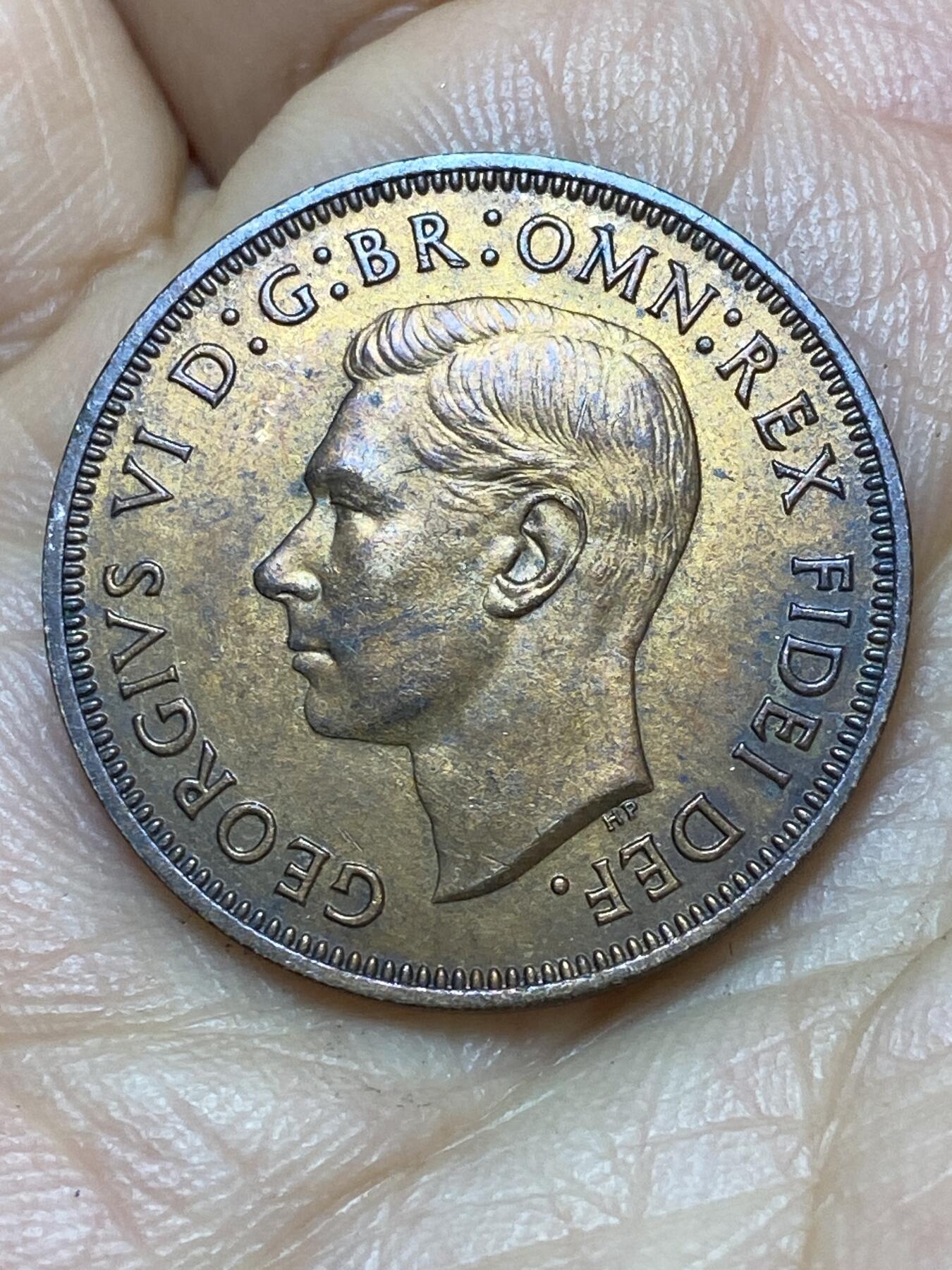 2026年第七场(总第一百七十六场）外国好品散币场(免佣金) 带光好品–英国🇬🇧1952年半便士(乔治六世逝世年，第二版关门年)