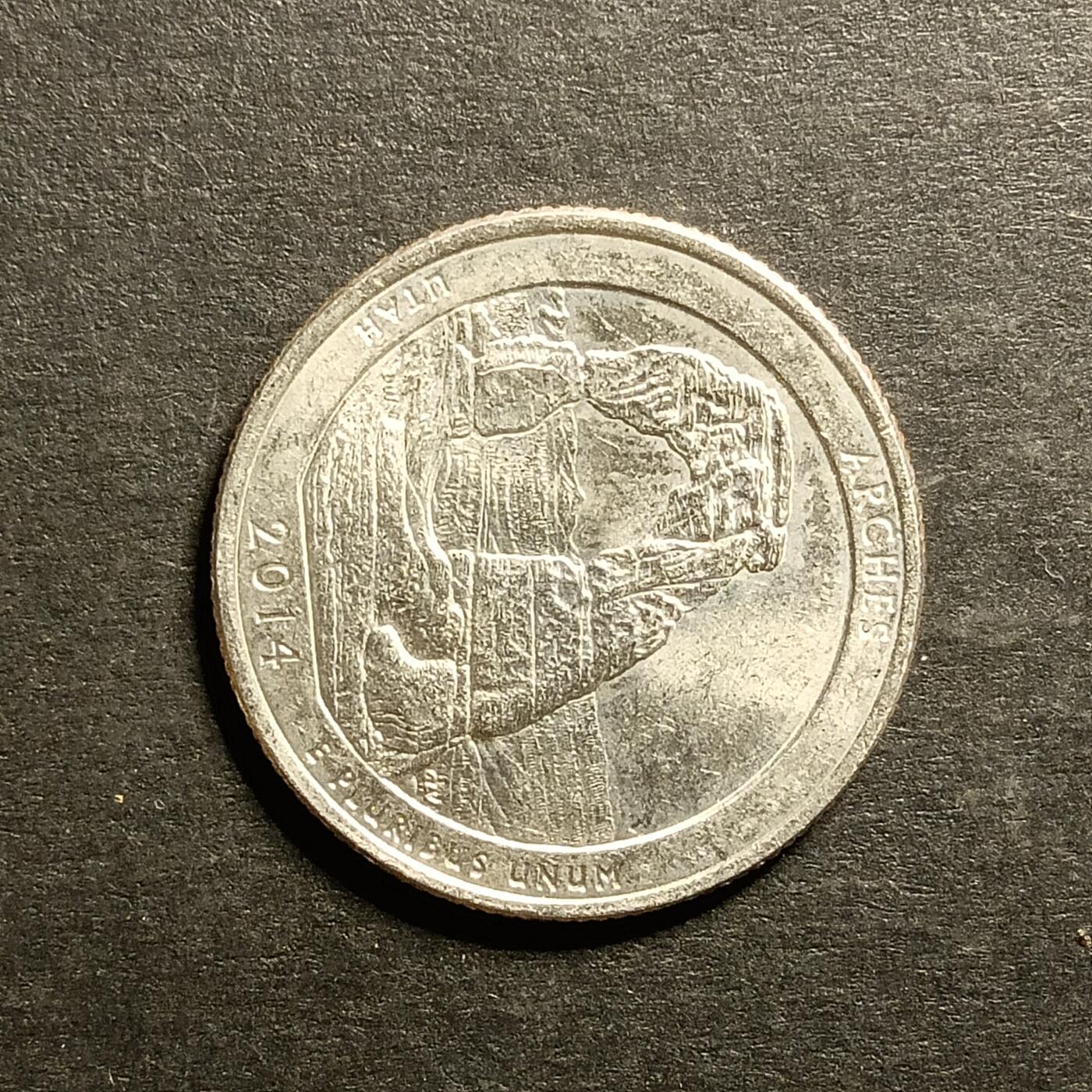 逸泉钱币2026A世界散币纸币纪念币专场A第一场 144 美国2014年25美分