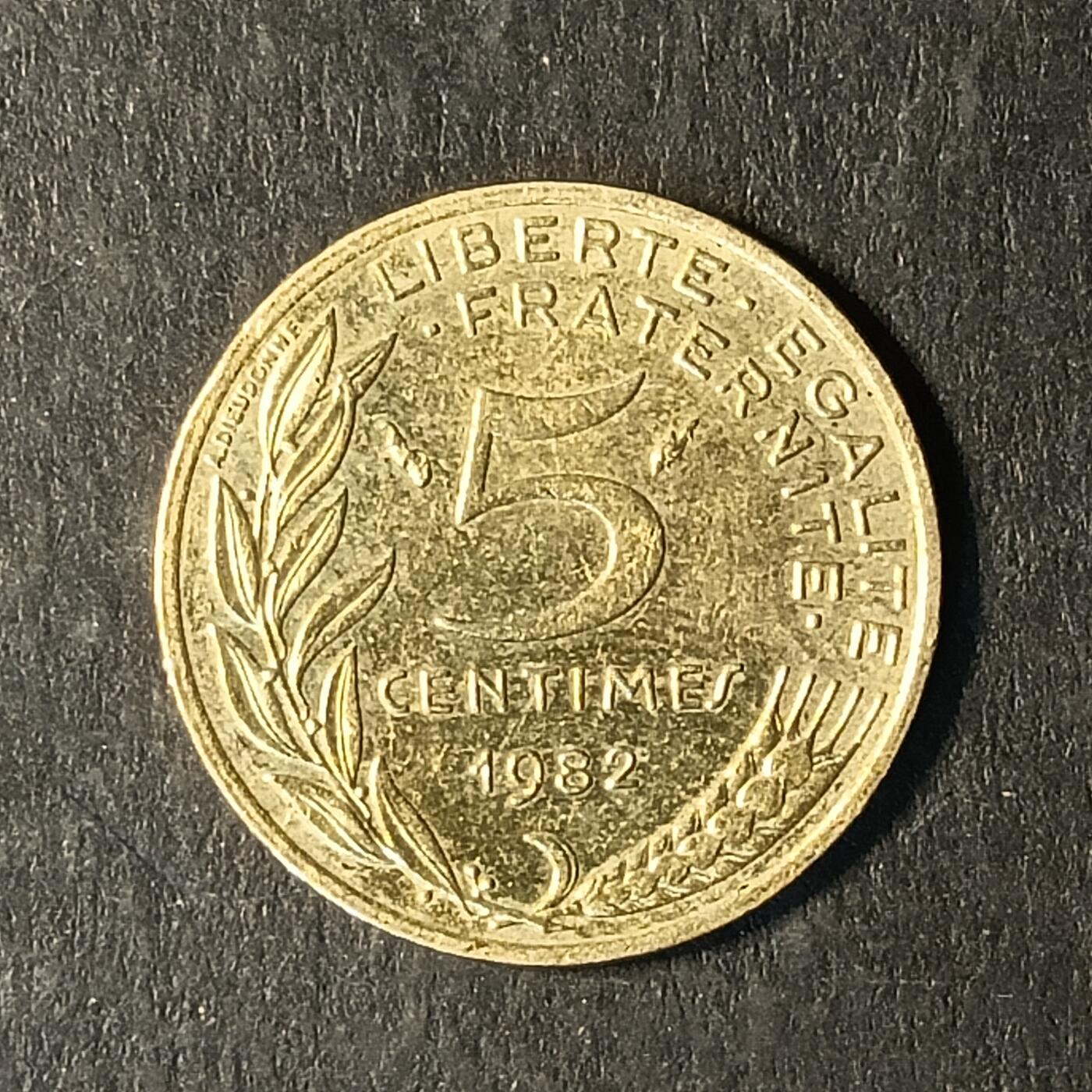 逸泉钱币2026A世界散币纸币纪念币专场A第一场 256 法国5分铜币生丁