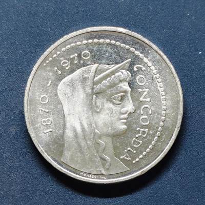 【全场包邮】纯粹捡漏拍495场-持续更新中 - 意大利1970年1000里拉罗马建都100周年纪念银币【31.4毫米14.5克，纯银价约242元（按20元银价折算）】