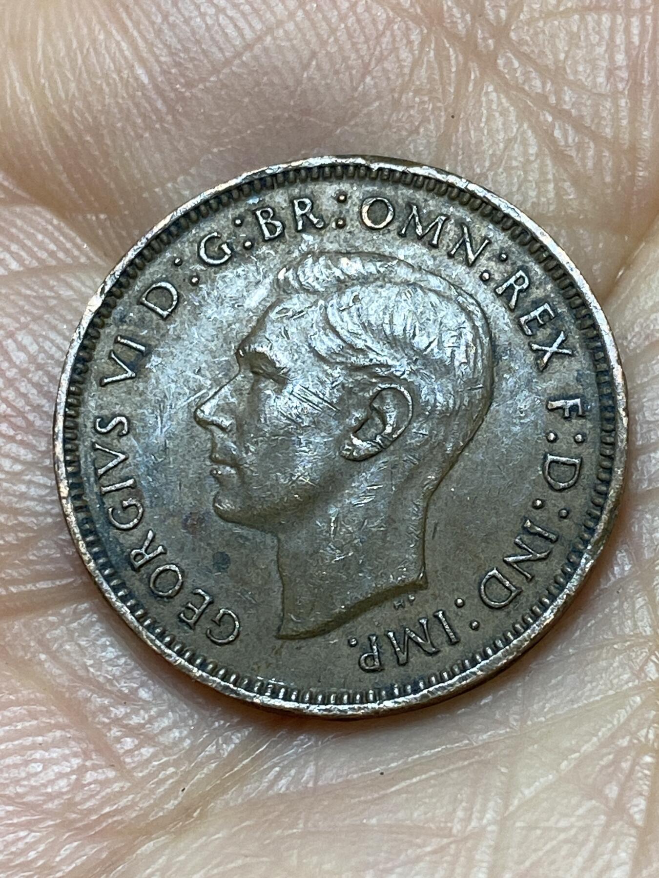 2026年第七场(总第一百七十六场）外国好品散币场(免佣金) 英国🇬🇧1944年1法新(乔治六世第一版)