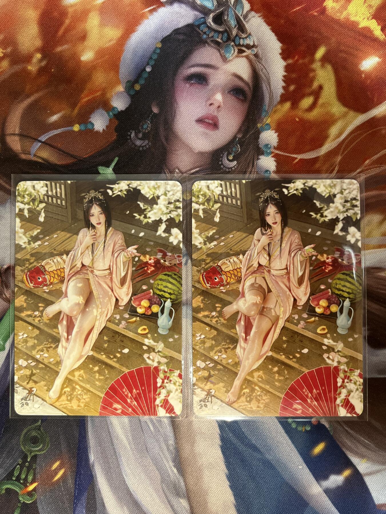 欢迎送拍、零成本上架，释放现金流，合理分配上拍卡品 【普卡限编】st刷子 大乔一对 焱卡文化&燎原三国 龙骧虎跃