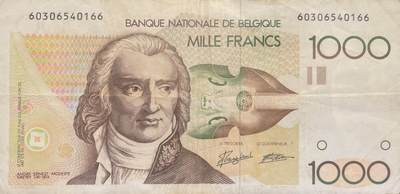 回流0119 - 比利时1980–1998年版1000法郎纸币