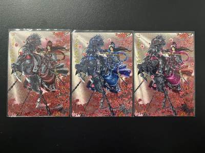 卡牌杂货铺专场拍卖第四场 1月16日周五晚22:00结拍 - 【限编】卡德曼 谷粒 扈三娘三色008 限编300金编 粗闪