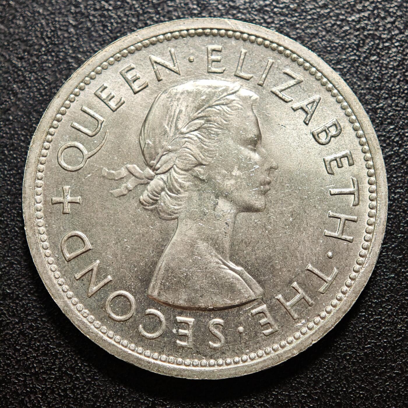 【德藏】世界币章拍卖第162期（拍品征集中~欢迎藏友联系） 1953年 南罗德西亚塞西尔·罗兹1克朗银币 直径约：38.6mm；重约：28.3g