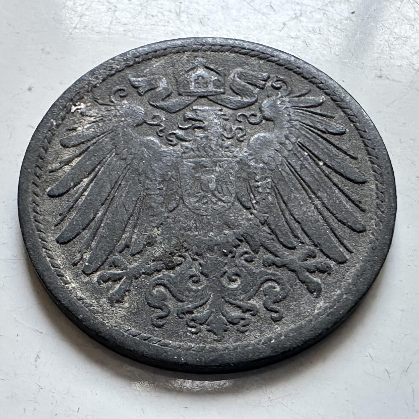 🌹外币初藏🌹🐯2026年第7场  每周二四六晚8️⃣点 接代拍 德国1918年10芬尼锌币