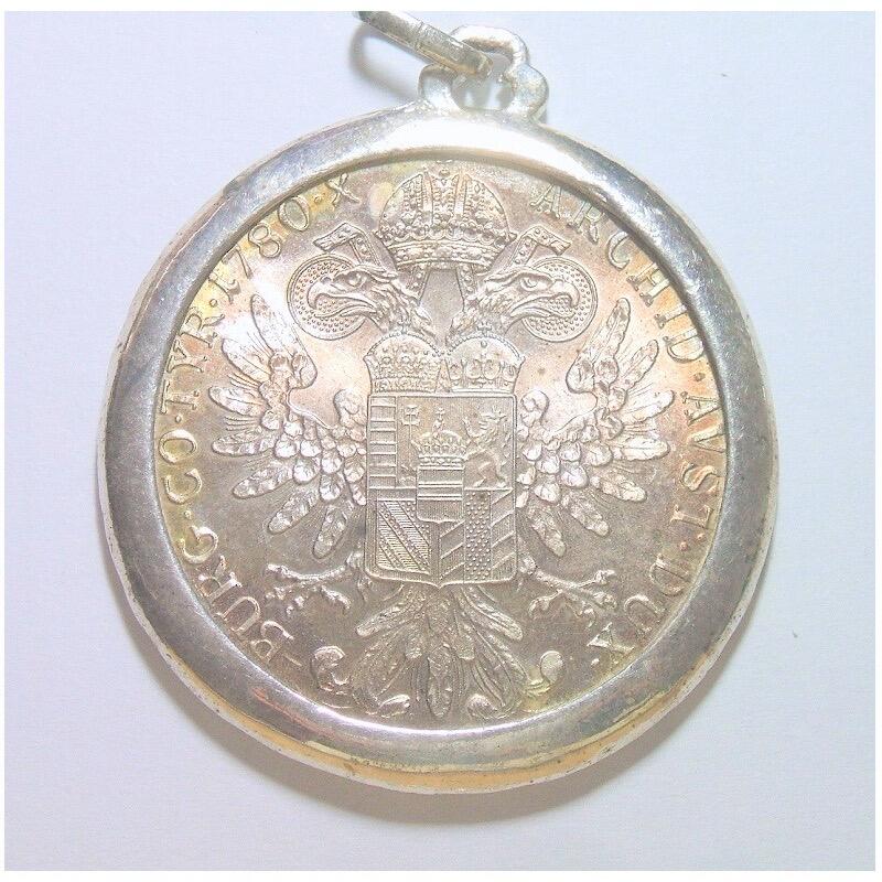 【旋风钱币】1月17日19:00准时开拍 精美欧洲币章、银币银章、第三帝国钱币等 全场包邮！ 【银】纯手工银 奥地利著名大奶妈+双头鹰 高浮雕精制大银币章 48MM 38克