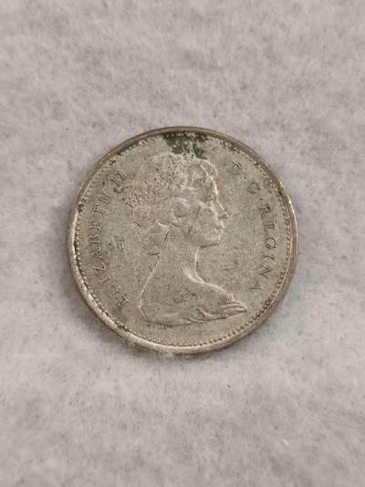 G&W世界散币，银币处理专场（第43场） - 加拿大1968年25分  银币