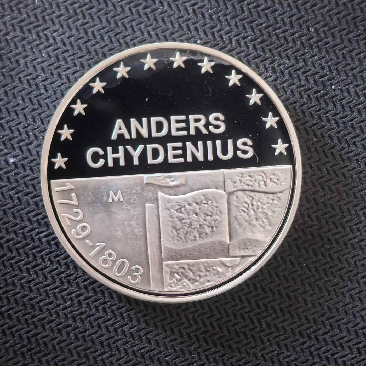 道一币馆币章第一百六十三场 芬兰2003年艺术家安德斯·奇德纽斯逝世200周年10欧元精制银币 27.4g 925s