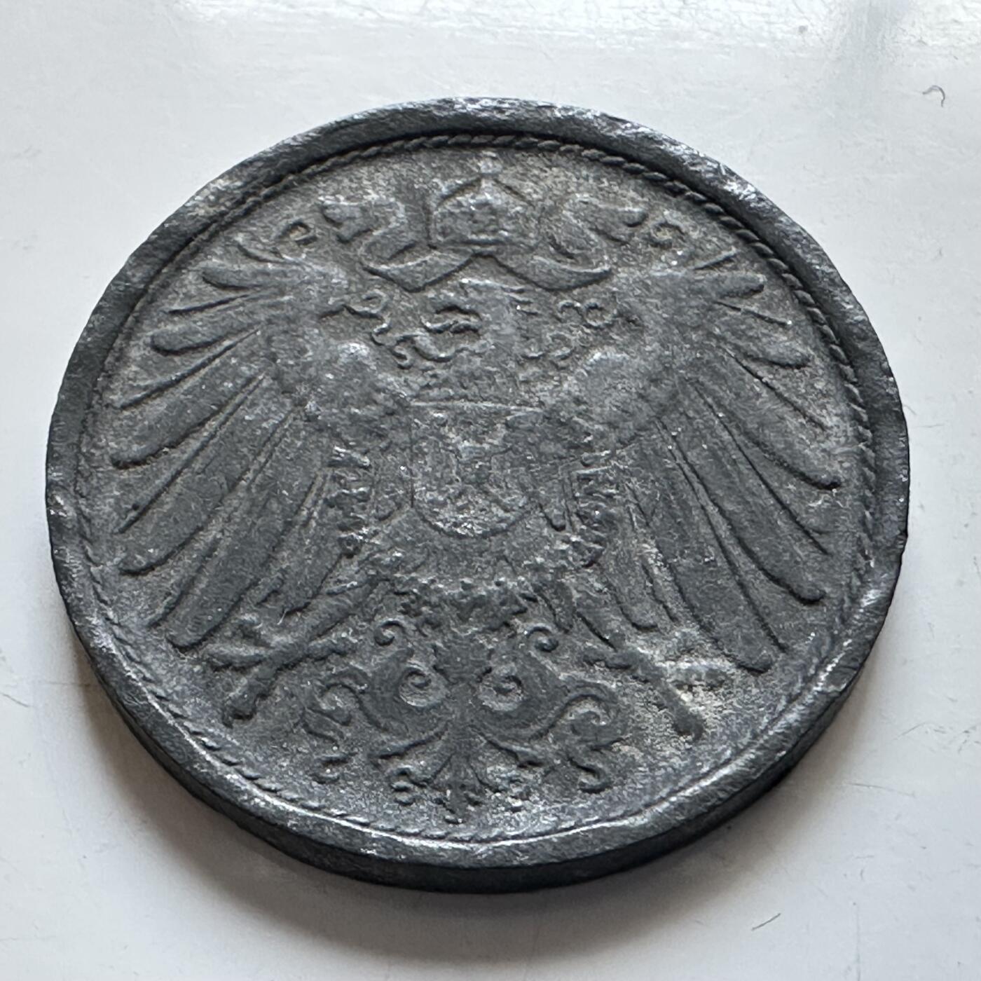 🌹外币初藏🌹🐯2026年第7场  每周二四六晚8️⃣点 接代拍 德国1920年10芬尼锌币