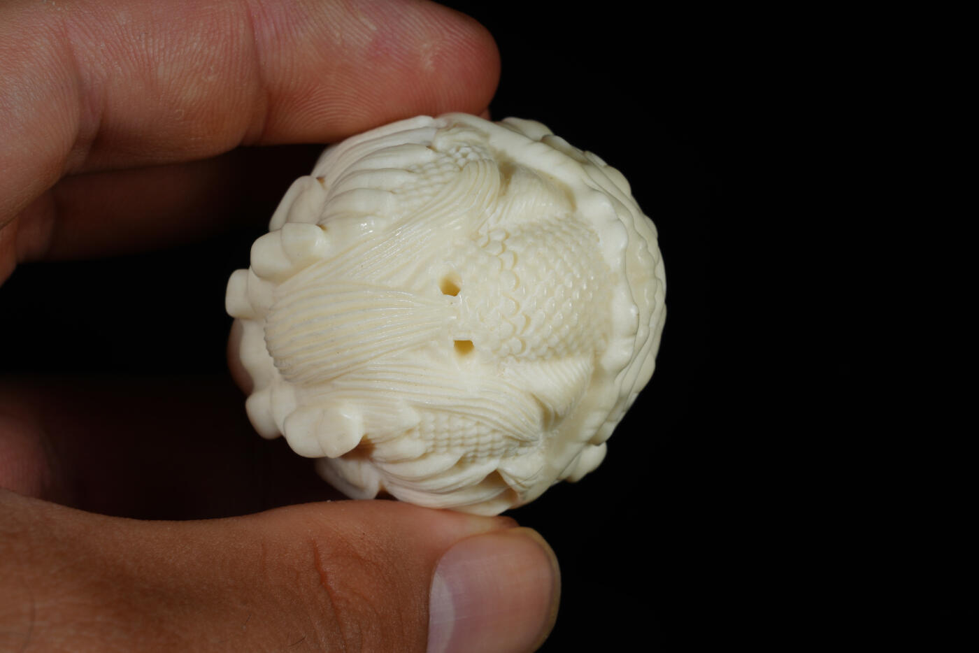 上海都达杂项专场二（全场包邮） 祥龙吐珠手把件