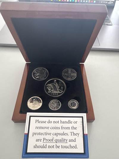 ❤️【币观天下】❤️ 第339期钱币拍卖- 2026.1.16周五晚上6点半场-长期征集拍品 - 英国爱德华八世1936年6枚套币