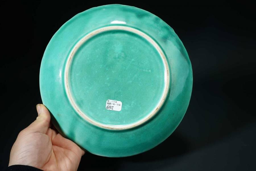 上海都达杂项专场一（全场包邮） 青瓷团凤纹盘51-269