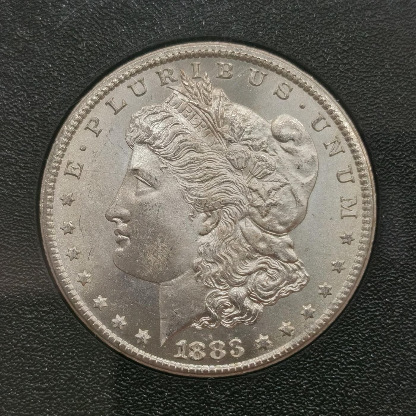 博洋堂世界钱币拍卖第157期（全场包邮） NGC MS65 美国1883 CC 摩根 卡森厂 GSA大封装 高分难得