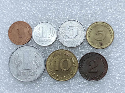 第一海外回流一元起拍收藏 散集专场  第292期 - 德国硬币 7枚