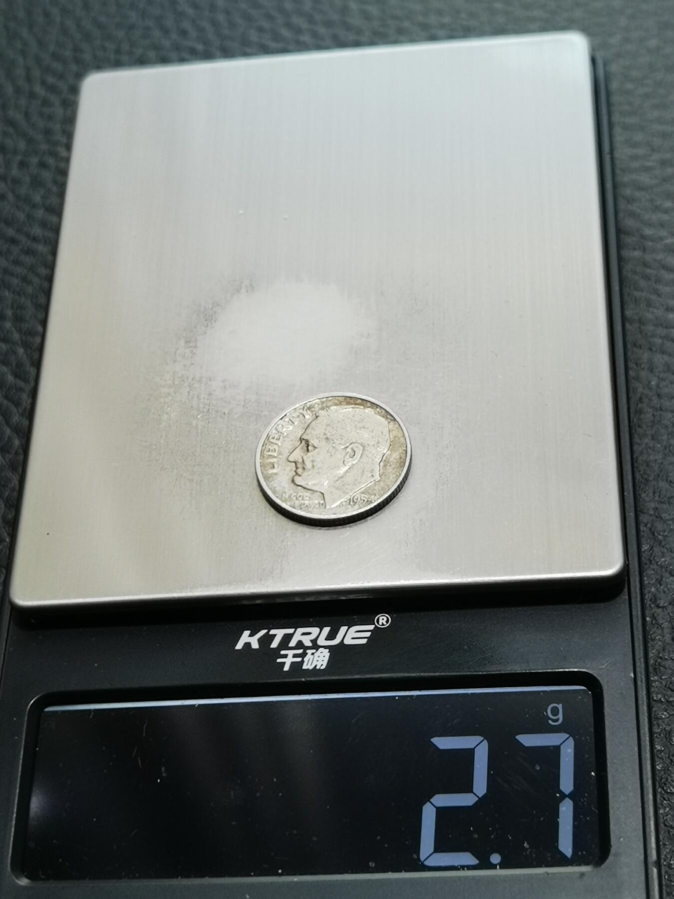 天下钱庄专场欢迎参拍 美国罗斯福10美分银币