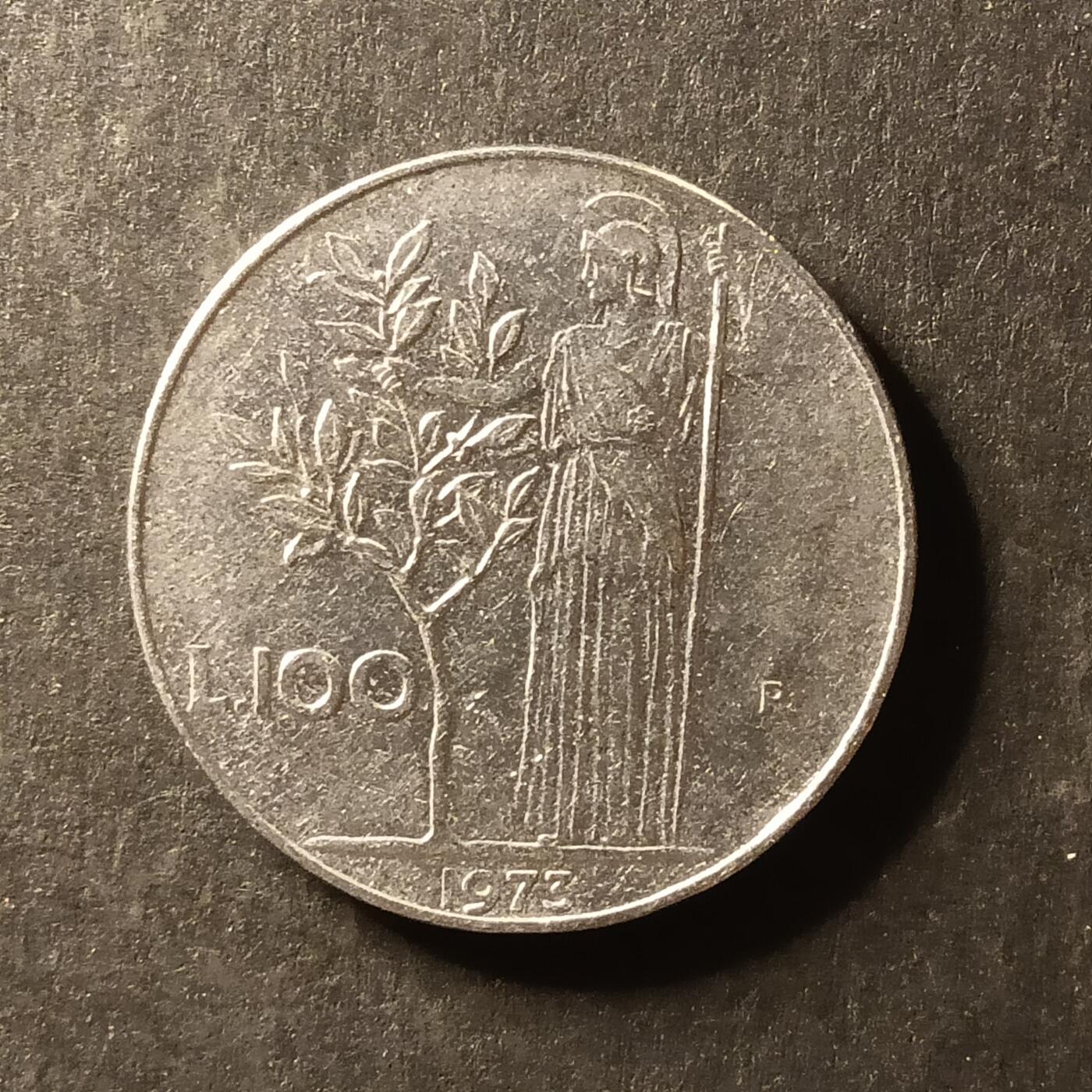 逸泉钱币2026A世界散币纸币纪念币专场A第一场 173 意大利女神100里拉