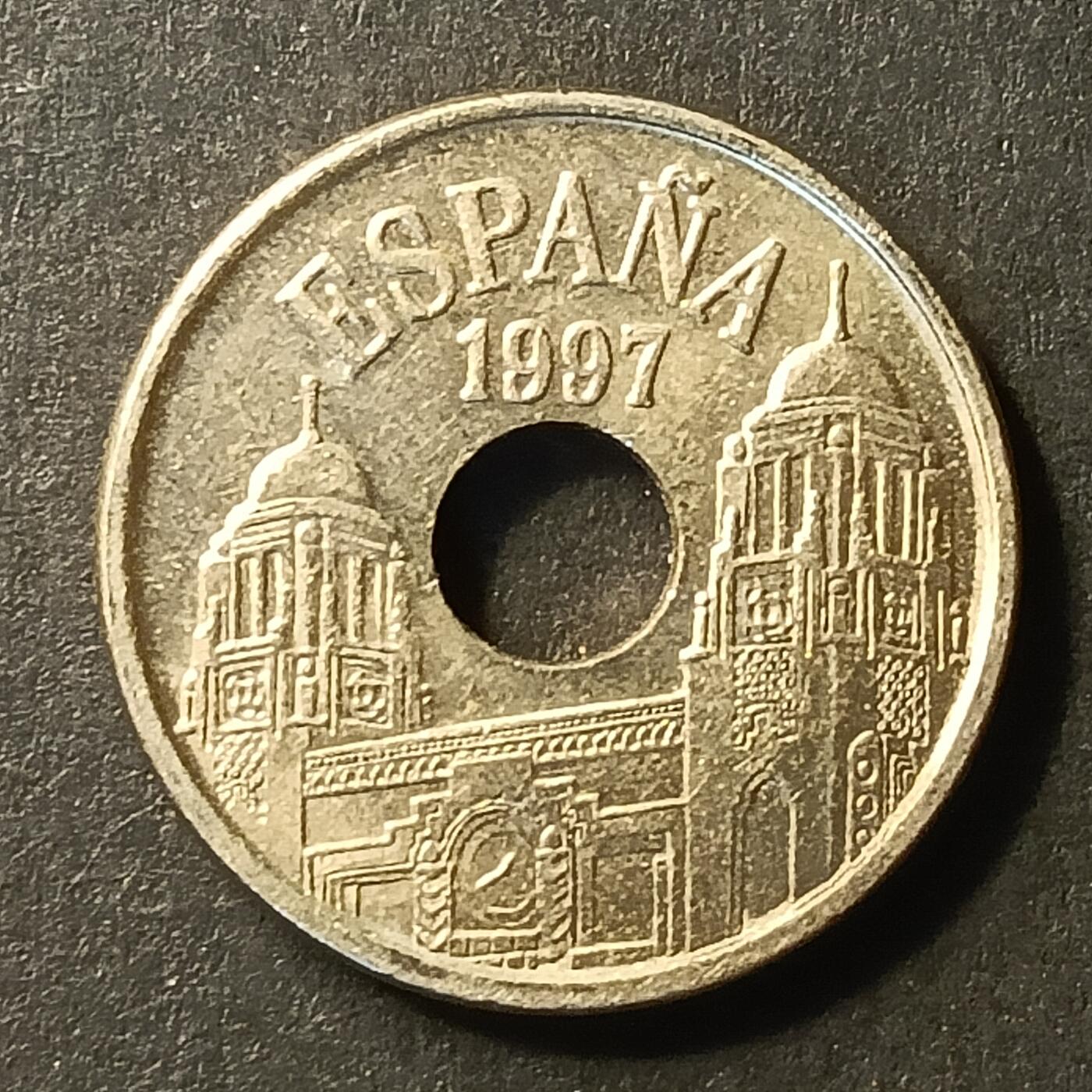 逸泉钱币2026A世界散币纸币纪念币专场A第一场 106 西班牙25比赛塔