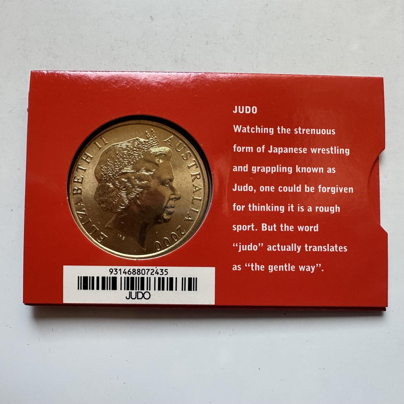 🌹外币初藏🌹🐯2026年第7场  每周二四六晚8️⃣点 接代拍 澳大利亚悉尼奥运会¥5克朗型纪念币—柔道