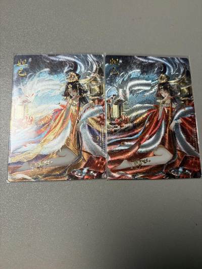 秋萤阁第42期 (1月17号周六晚上20点截拍，欢迎竞拍)  - 【老古董】卡德曼武韵红颜 妲己 原色异色 一对