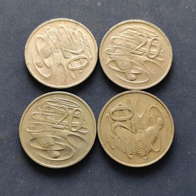 【全场包邮】纯粹捡漏拍494场 - 澳大利亚各年份20分4枚一组