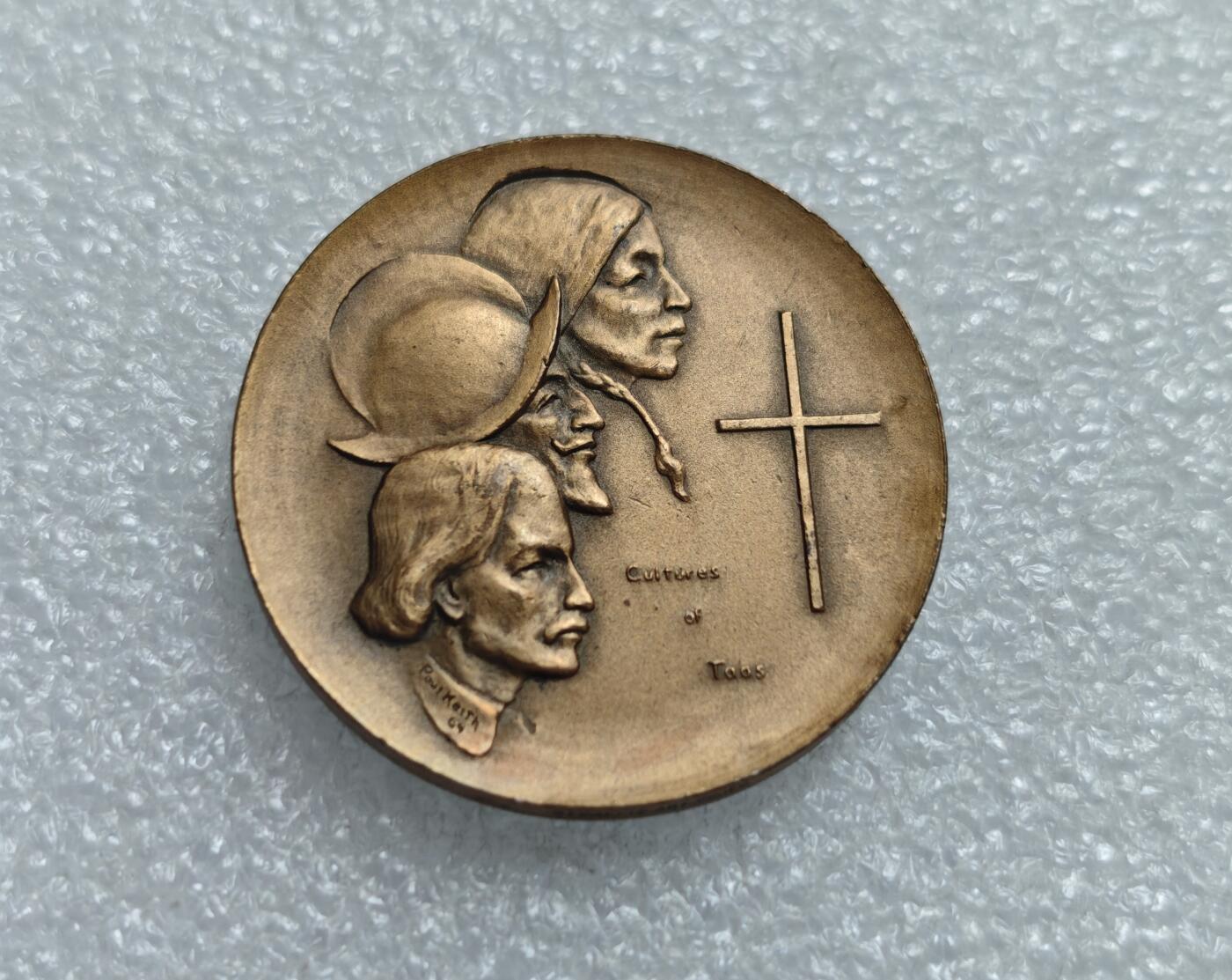 瓶子🏺第225期拍卖会  1965年新墨西哥州350周年纪念铜章