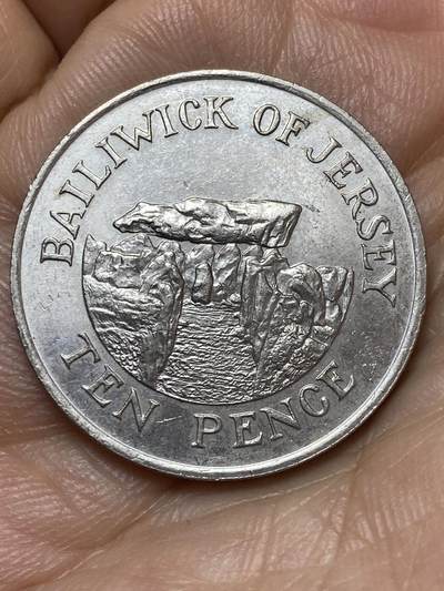 2026年第七场(总第一百七十六场）外国好品散币场(免佣金) - 英属泽西岛🇯🇪1989年10便士(伊丽莎白二世中年花冠，十进制第三套第一版)