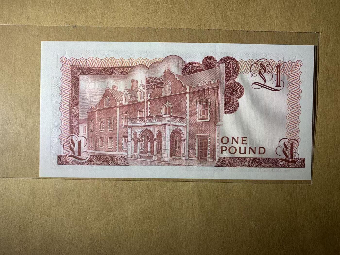 【礼羽收藏】🌏世界钱币拍卖第122期 【L659058】全新UNC 1988年直布罗陀1镑纸币 女王钞 无347尾8 钻石号