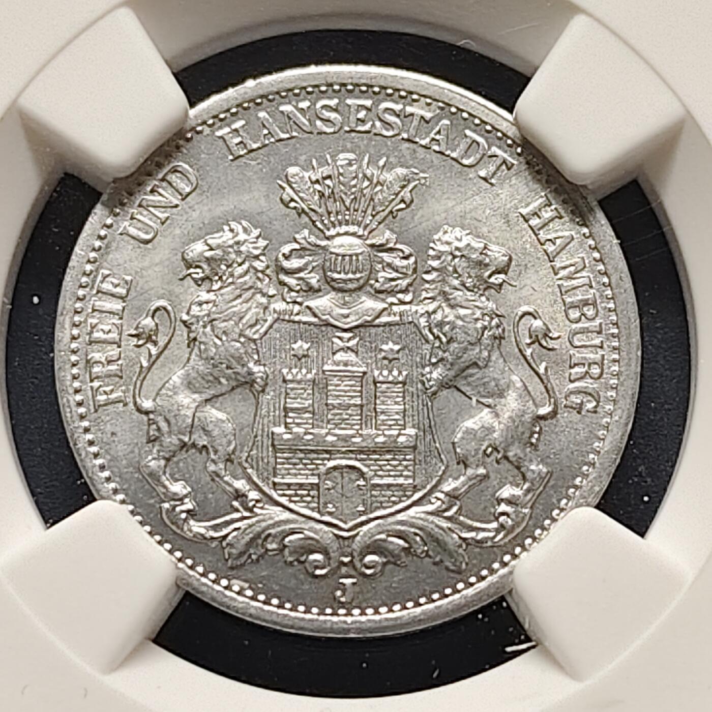 【全场包邮】纯粹捡漏拍495场-持续更新中 德国紧急状态汉堡1923年20万马克-NGC MS65