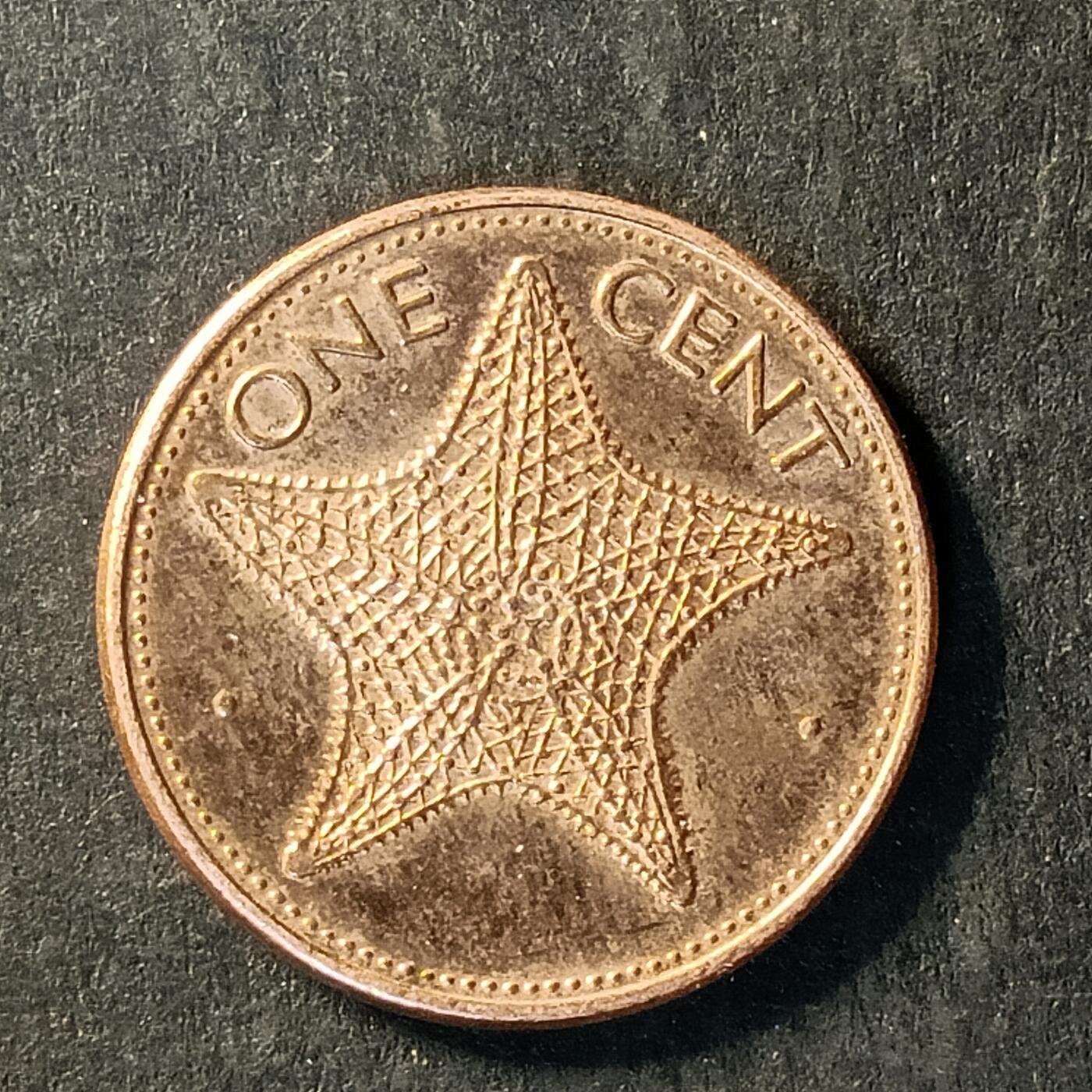 逸泉钱币2026A世界散币纸币纪念币专场A第一场 262 巴哈马1分精致币海星