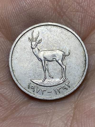 2026年第七场(总第一百七十六场）外国好品散币场(免佣金) - 阿联酋🇦🇪1973年25费尔(建国后第一套)