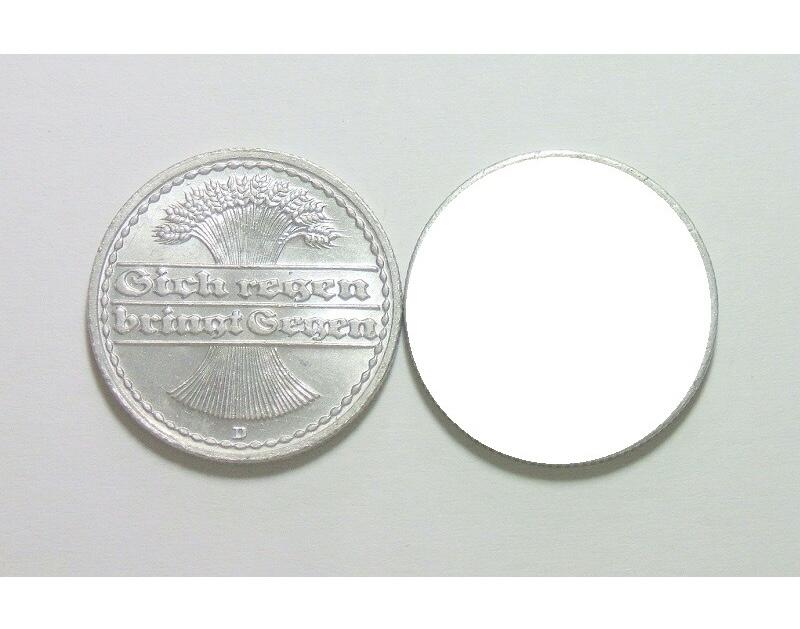 【旋风钱币】1月17日19:00准时开拍 精美欧洲币章、银币银章、第三帝国钱币等 全场包邮！ 稀年 德国魏玛1919年D版50芬尼 难得原光