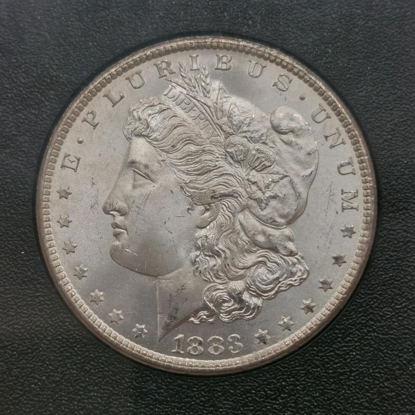 博洋堂世界钱币拍卖第157期（全场包邮） NGC MS65 美国1883 CC 摩根 卡森厂 GSA大封装 高分难得