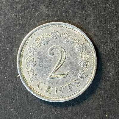 逸泉钱币2026A世界散币纸币纪念币专场A第一场 - 258 马耳他2分硬币