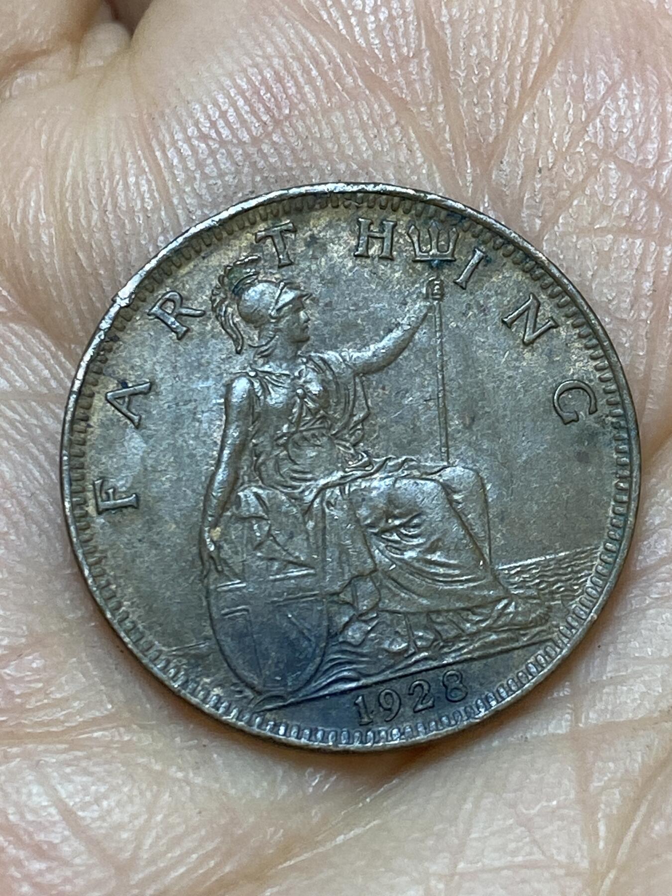 2026年第七场(总第一百七十六场）外国好品散币场(免佣金) 英国🇬🇧1928年1法新(乔治五世第三版)