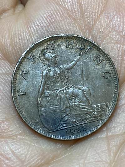 2026年第七场(总第一百七十六场）外国好品散币场(免佣金) - 英国🇬🇧1928年1法新(乔治五世第三版)