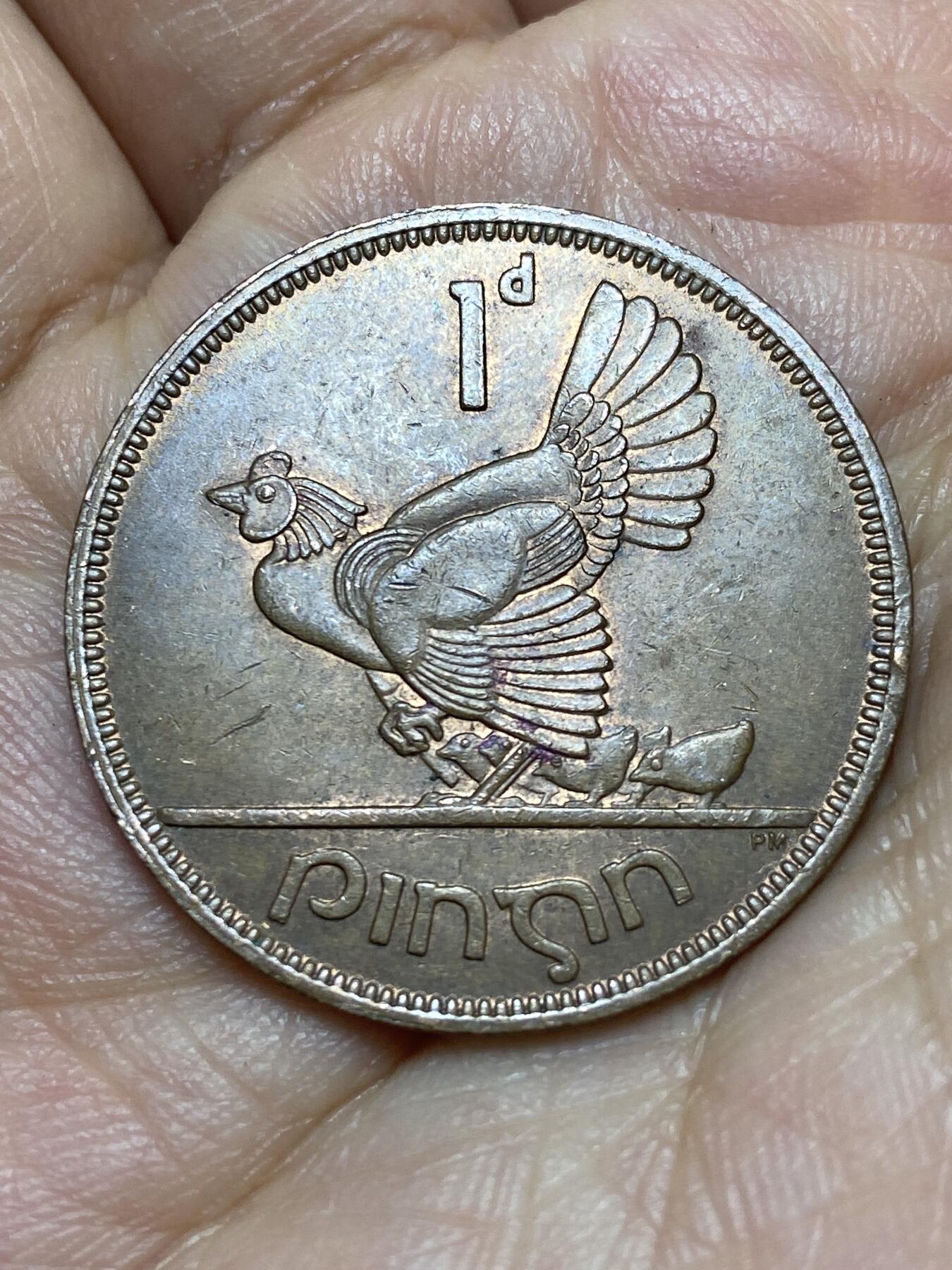 2026年第八场(总第一百七十七场）外国好品散币场(免佣金) 爱尔兰🇮🇪1965年1便士(共和国时期第一套)