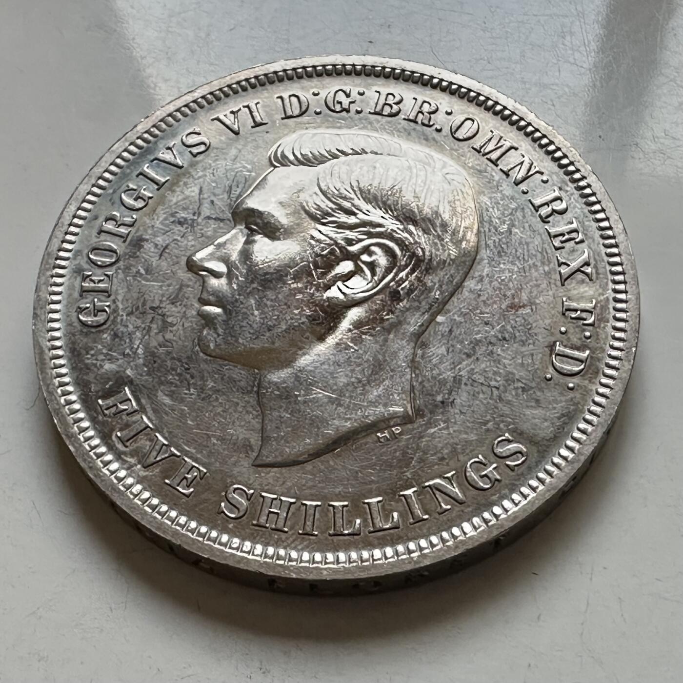 🌹外币初藏🌹🐯2026年第8场  每周二四六晚8️⃣点 接代拍 英国1951年5先令 PL马剑 克朗币