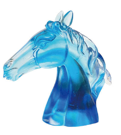 上海拍卖行2025年秋季古董珍玩拍卖会 - 琉璃金舍作品"一马当先"