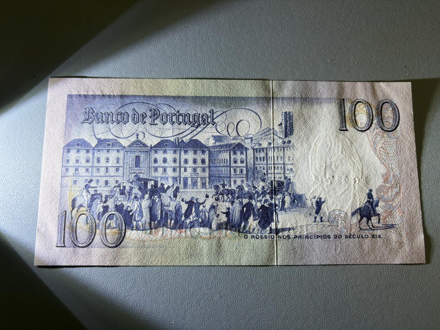 咖啡豆•收藏 2026年Jan_21th世界各国纸币拍卖 葡萄牙 1980年 100埃斯库多 全新UNC 外国纸币