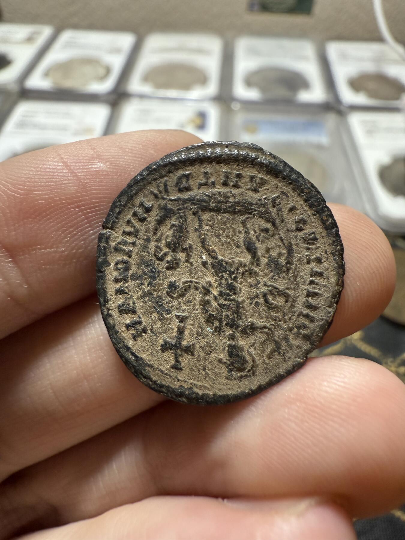 南宋泉阁俄币 外币 国币 专场第二十一期 【送拍无额外佣金】 古罗马 公元306-337年 君士坦丁一世铜币 大个头 少见品种 好品