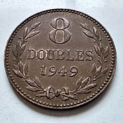 🌹外币初藏🌹🐯2026年第8场  每周二四六晚8️⃣点 接代拍 - 根西岛1949年八道布