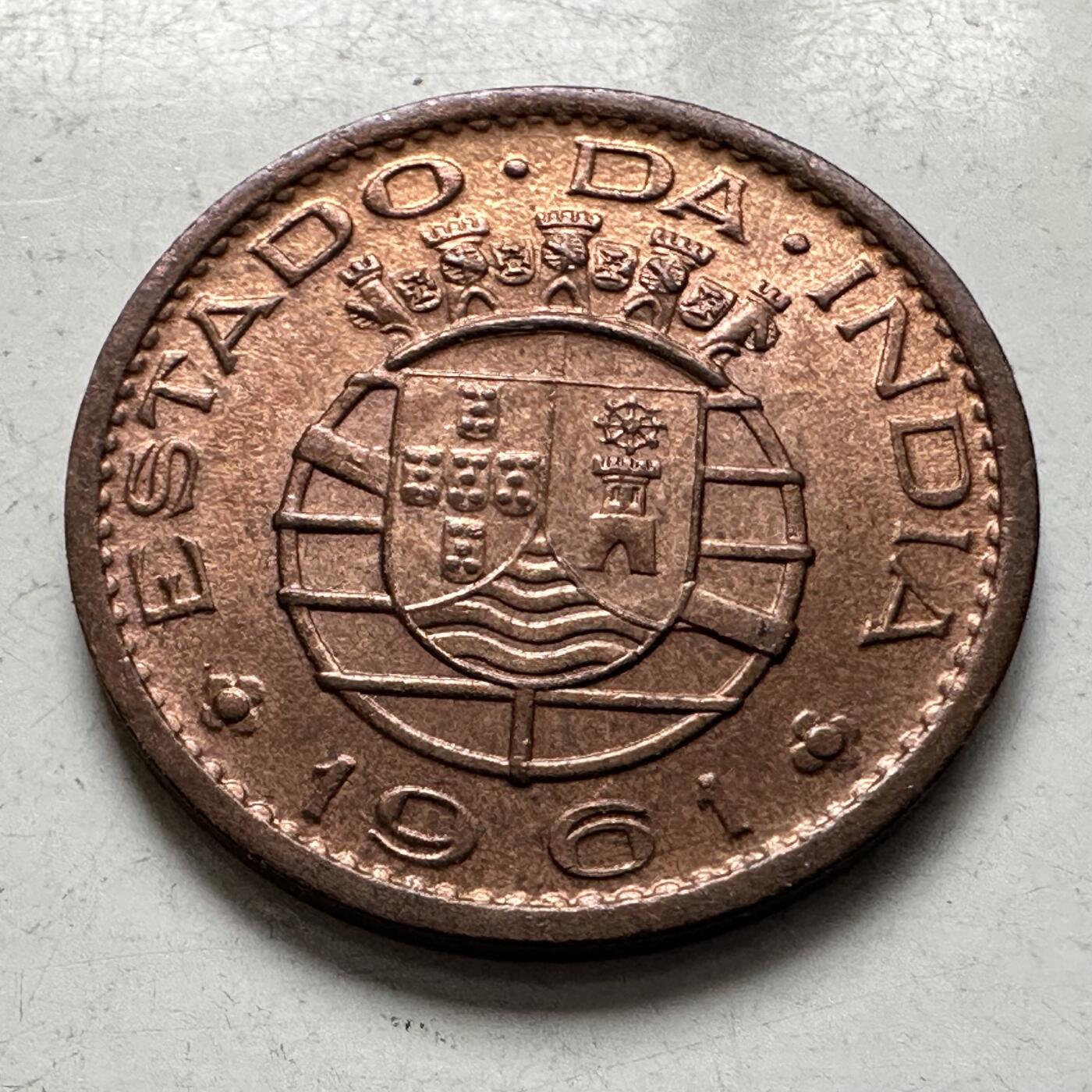 🌹外币初藏🌹🐯2026年第8场  每周二四六晚8️⃣点 接代拍 葡属印度1961年10分