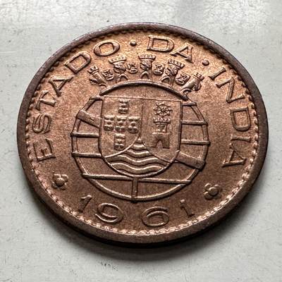 🌹外币初藏🌹🐯2026年第8场  每周二四六晚8️⃣点 接代拍 - 葡属印度1961年10分